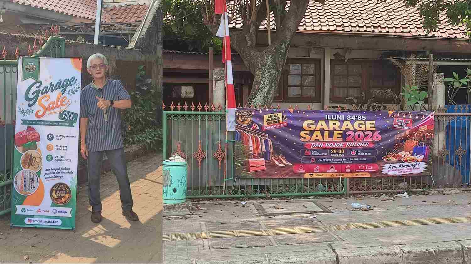 Menjelang Garage Sale ILUNI 34'85 : Berburu Barang Baru dan Bekas  Berkelas dan Jajanan Seru di Dapur Susu